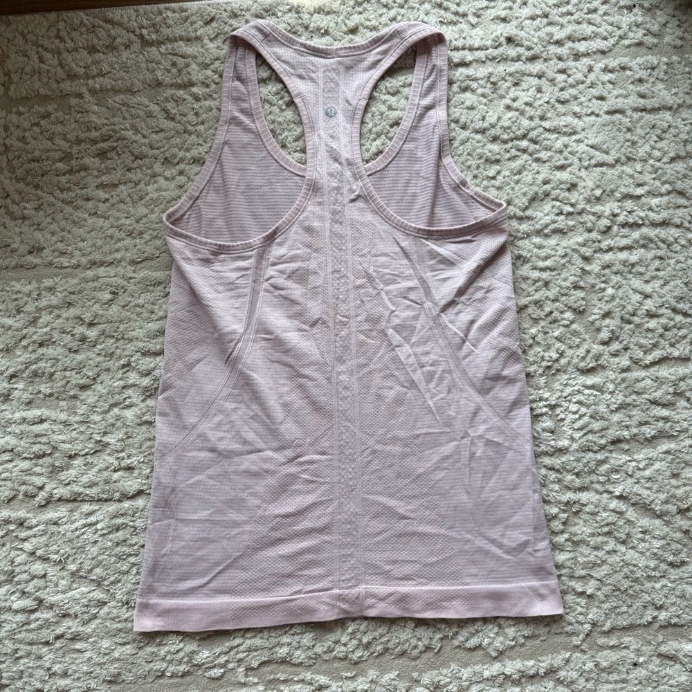 Pink Lululemon Racerback Tank Top